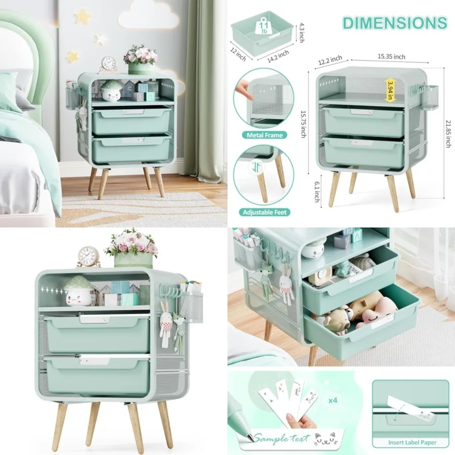 Nightstand, Cute End Table with Storage Drawer, Nightstand for Girls Bedroom Furniture
Nightstand, Cute End Table with Storage Drawer, Nightstand for Girls Bedroom Furniture