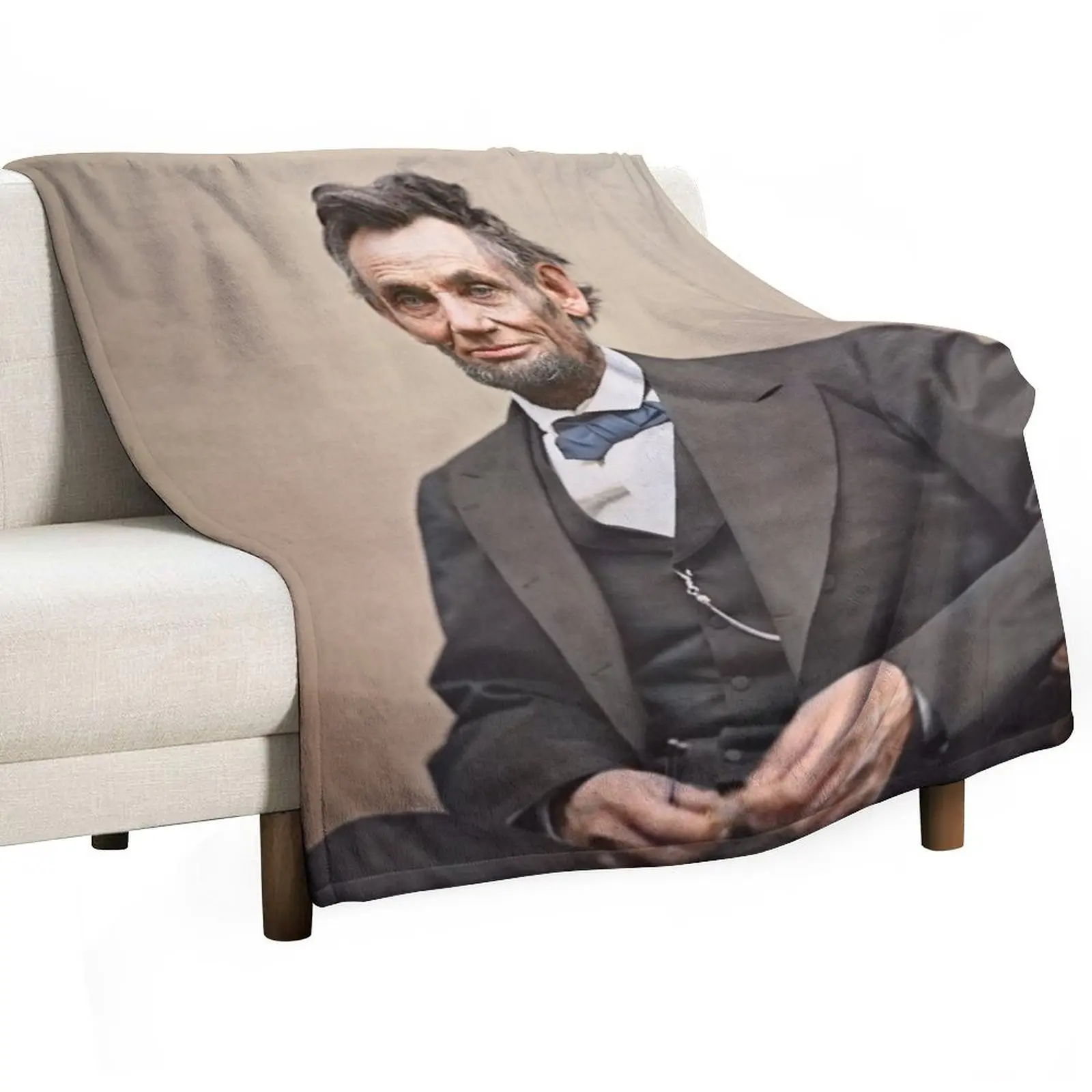 Colorized- Abraham Lincoln Throw Blanket Bed Luxury Thicken Picnic Thermal Blankets
Colorized- Abraham Lincoln Throw Blanket Bed Luxury Thicken Picnic Thermal Blankets