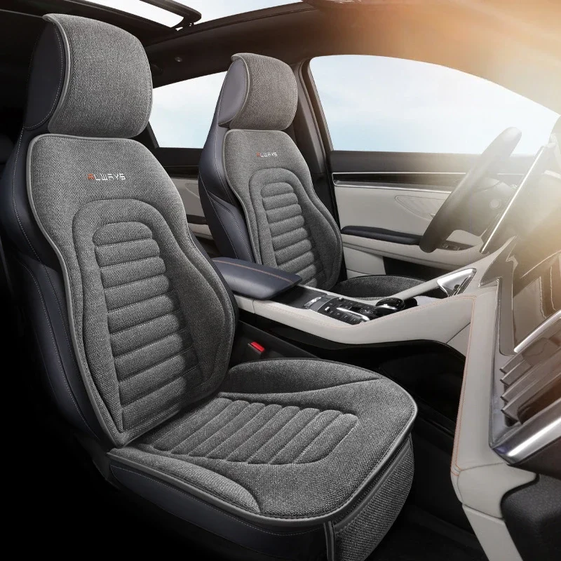 Premium Linen Universal Car Seat Cover Comfortable Seat Protector Cushion Car Accessories Interior Seat Covers for Cars Full Set
Premium Linen Universal Car Seat Cover Comfortable Seat Protector Cushion Car Accessories Interior Seat Covers for Cars Full Set