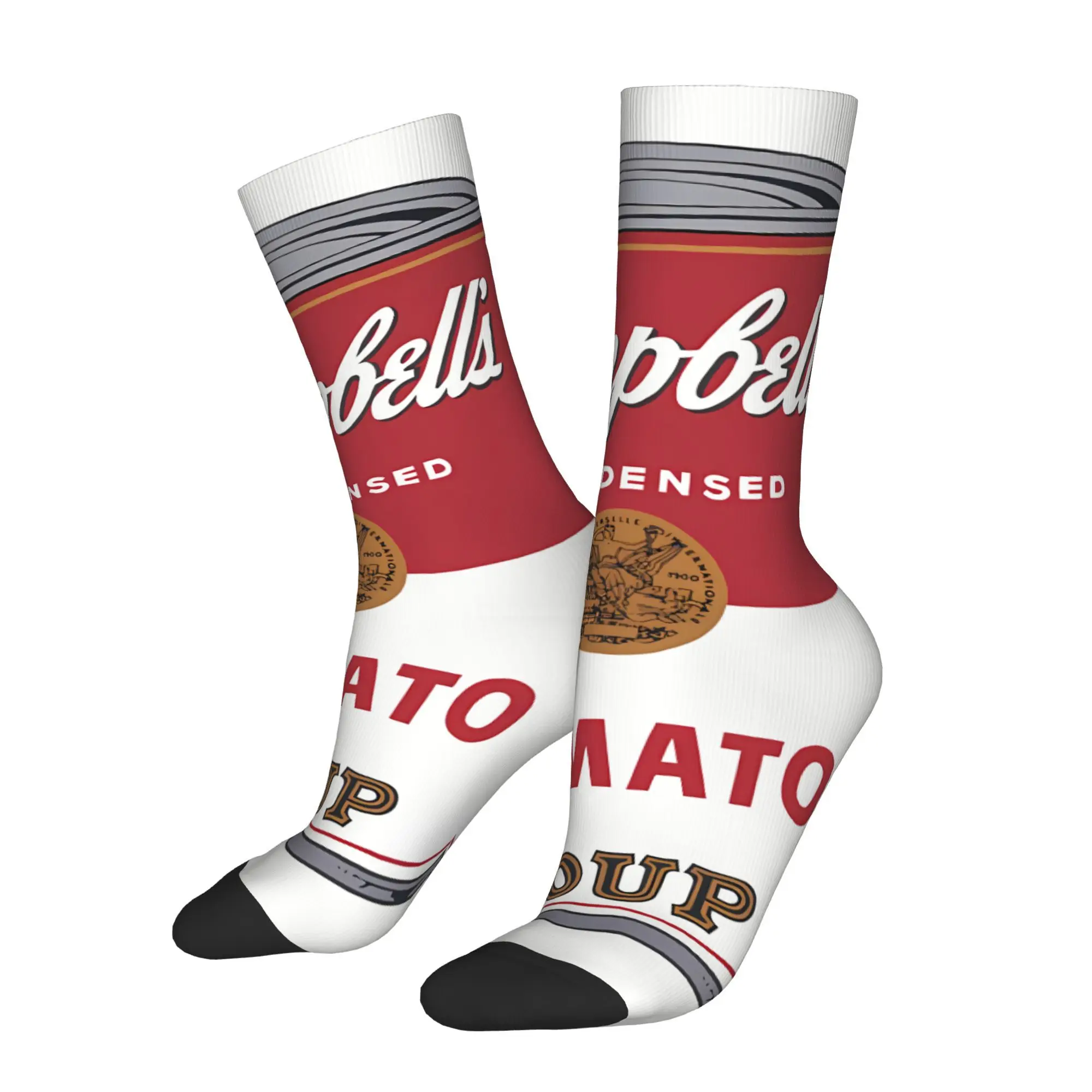 Концентрированный суп в консервах, носки-кемпингбелл с принтом, мужские модные полиэстеровые носки 
Концентрированный суп в консервах, носки-кемпингбелл с принтом, мужские модные полиэстеровые носки