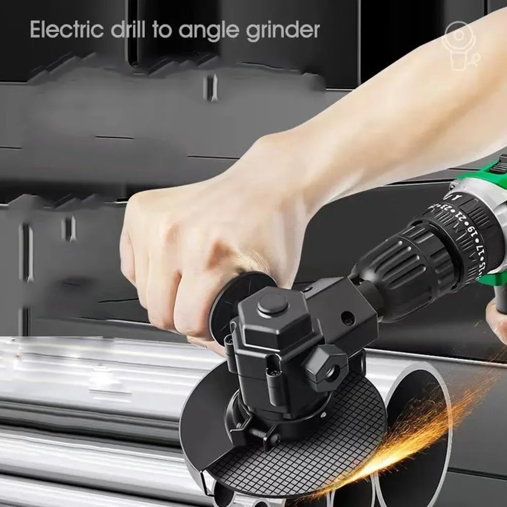 Electric Drill Converter Variable Angle Grinder Adapter Power Tools in Machine Cutting Polishing Derusting
Electric Drill Converter Variable Angle Grinder Adapter Power Tools in Machine Cutting Polishing Derusting