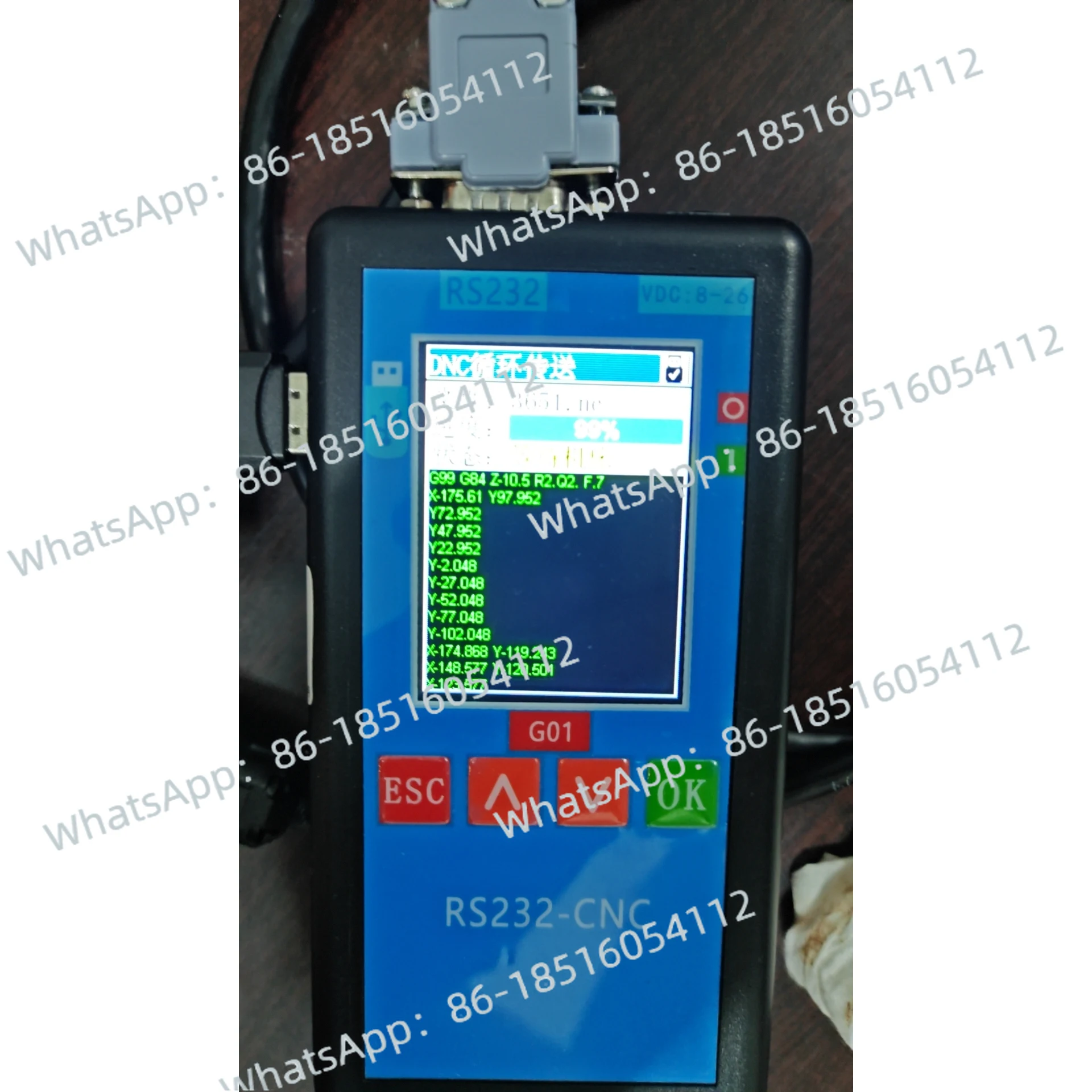 The A00 System of The 30 Fanuc Brother Machine Is Equipped with A U Disk Port DNC Transmission Box RS232-CNC To U Disk.
The A00 System of The 30 Fanuc Brother Machine Is Equipped with A U Disk Port DNC Transmission Box RS232-CNC To U Disk.