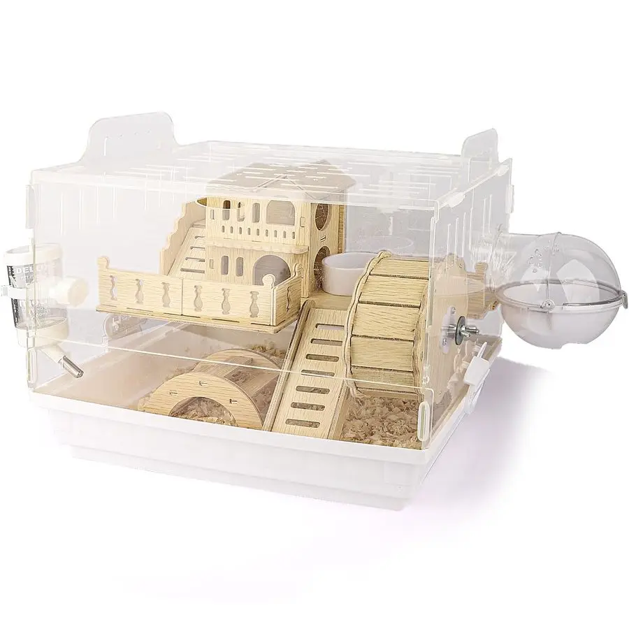 Акриловая клетка для хомяка 8 в 1, двухъярусная клетка для карликового хомяка с деревянным подсилителем на колесах, убежище для мелких хомяков с аксессуарами, прозрачная
Акриловая клетка для хомяка 8 в 1, двухъярусная клетка для карликового хомяка с деревянным подсилителем на колесах, убежище для мелких хомяков с аксессуарами, прозрачная