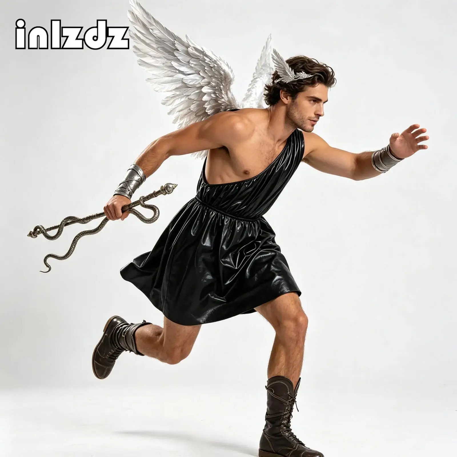 Mens Ancient Greek God Toga Tunic Dress Gladiator Party Cosplay Costume Roman Classic Robe One Shoulder Halloween Mythology Wear
Mens Ancient Greek God Toga Tunic Dress Gladiator Party Cosplay Costume Roman Classic Robe One Shoulder Halloween Mythology Wear