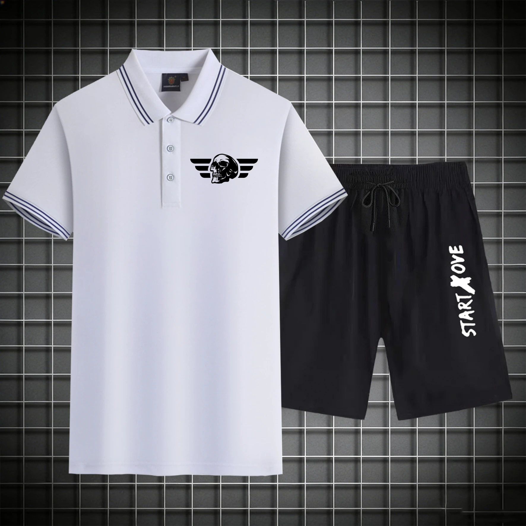 men's Polos sets 2026 Summer Short sleeve Printed sweat suit Graphic clothing set men's suits Sportswear Polyester Suit for man
men's Polos sets 2026 Summer Short sleeve Printed sweat suit Graphic clothing set men's suits Sportswear Polyester Suit for man
