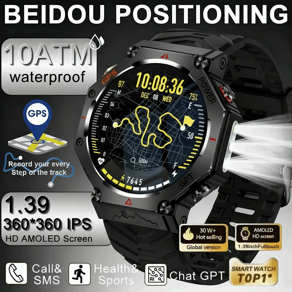 2025 New T-Rex 3 Ultra Original 10ATM Waterproof GPS Smart Watch for Men Rugged Compass Military Grade with 100+ Sports Modes Sm
2025 New T-Rex 3 Ultra Original 10ATM Waterproof GPS Smart Watch for Men Rugged Compass Military Grade with 100+ Sports Modes Sm