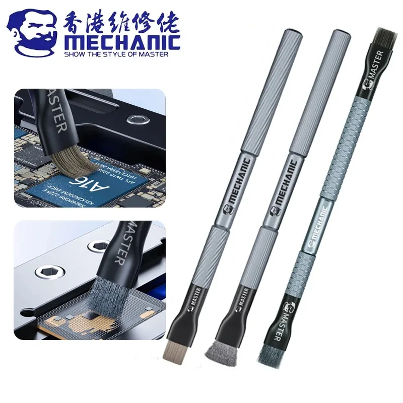 MECHANIC Master Repair Steel Brush Suitable for Motherboard PCB CPU Chip Glue Removal IC Pad Cleaning Tool
MECHANIC Master Repair Steel Brush Suitable for Motherboard PCB CPU Chip Glue Removal IC Pad Cleaning Tool