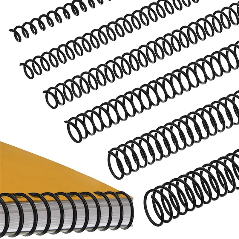 120 PCS Spiral Binding Coils Plastic Binder Binding Spirals Rings Multi Size Spiral Binding Wire Combs , 4:1 Pitch Durable
120 PCS Spiral Binding Coils Plastic Binder Binding Spirals Rings Multi Size Spiral Binding Wire Combs , 4:1 Pitch Durable