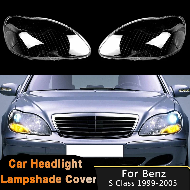 Car Front Headlight Lens Cover Headlamp Lampshade Glass Lamp Shell For Mercedes-Benz S Class W220 S600 S500 S320 S350 1999-2005
Car Front Headlight Lens Cover Headlamp Lampshade Glass Lamp Shell For Mercedes-Benz S Class W220 S600 S500 S320 S350 1999-2005
