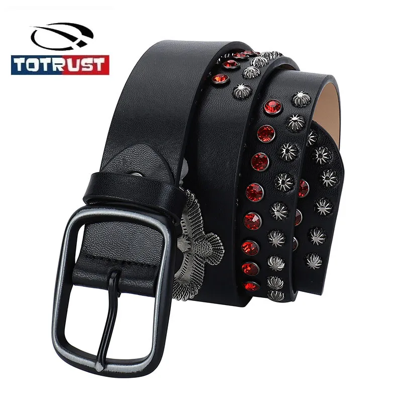 Fashion Leather Belt For Men High Quality Diamond Buckle Jeans Cowskin Rhinestone Belts Business Cowboy Male Waistband Punk
Fashion Leather Belt For Men High Quality Diamond Buckle Jeans Cowskin Rhinestone Belts Business Cowboy Male Waistband Punk