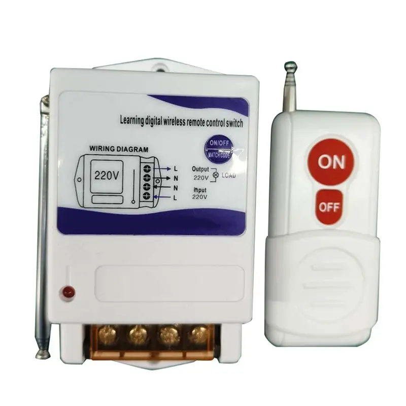 Пульт дистанционного управления 220 В, мощный водяной насос для промышленного и бытового использования, диапазон 1 км для управления двигателем и освещением
Пульт дистанционного управления 220 В, мощный водяной насос для промышленного и бытового использования, диапазон 1 км для управления двигателем и освещением