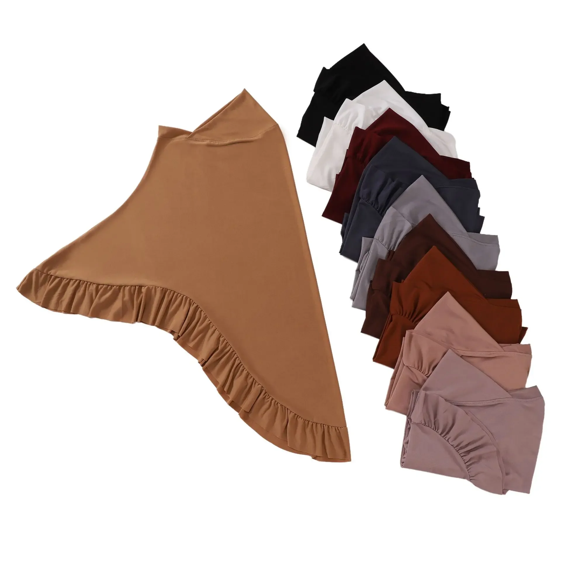 One Piece Amira Women Muslim Ruffle Hijab Turban Instant Scarf Ramadan Eid Headscarf Arabic Head Wrap Shawl Niqab Pull On Nikab
One Piece Amira Women Muslim Ruffle Hijab Turban Instant Scarf Ramadan Eid Headscarf Arabic Head Wrap Shawl Niqab Pull On Nikab