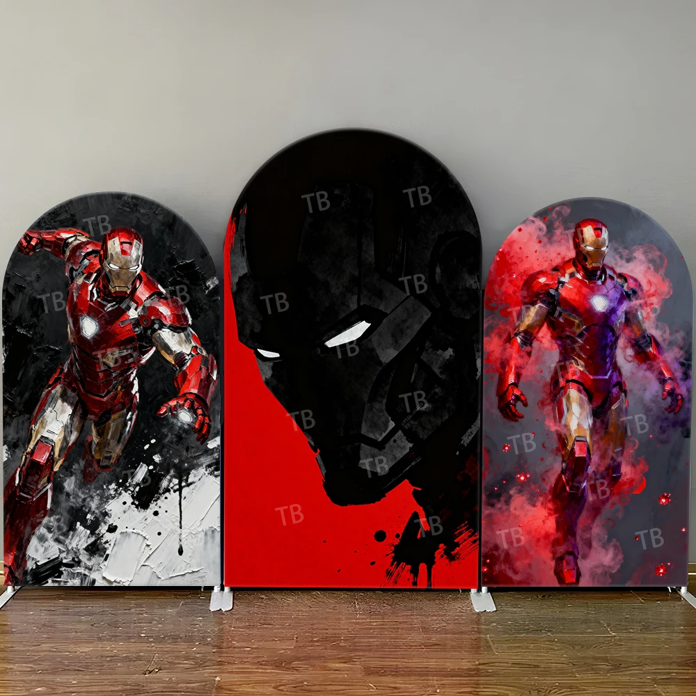 Iron Man Dark Art Style Arch Backdrop Cover Stylish Superhero Scene for Kids Birthday Baby Shower Photo Booth Decor Background
Iron Man Dark Art Style Arch Backdrop Cover Stylish Superhero Scene for Kids Birthday Baby Shower Photo Booth Decor Background