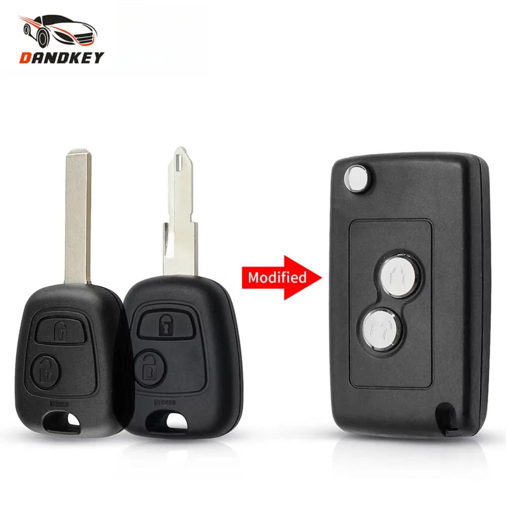 Dandkey Modified Flip Car Key For Citroen C1 C2 C3 C4 Picasso Xsara For Peugeot 206 306 307 107 207 407 Partner 2 Buttons Key
Dandkey Modified Flip Car Key For Citroen C1 C2 C3 C4 Picasso Xsara For Peugeot 206 306 307 107 207 407 Partner 2 Buttons Key