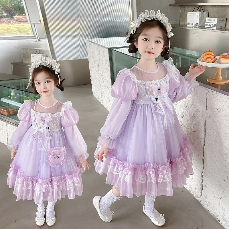 Anime Kuromi Girl Lolita Princess Dress Bow Decoration Dresse Birthday Puff Dress Ruffled Tiered Dress Ball Gown Festival Gifts
Anime Kuromi Girl Lolita Princess Dress Bow Decoration Dresse Birthday Puff Dress Ruffled Tiered Dress Ball Gown Festival Gifts
