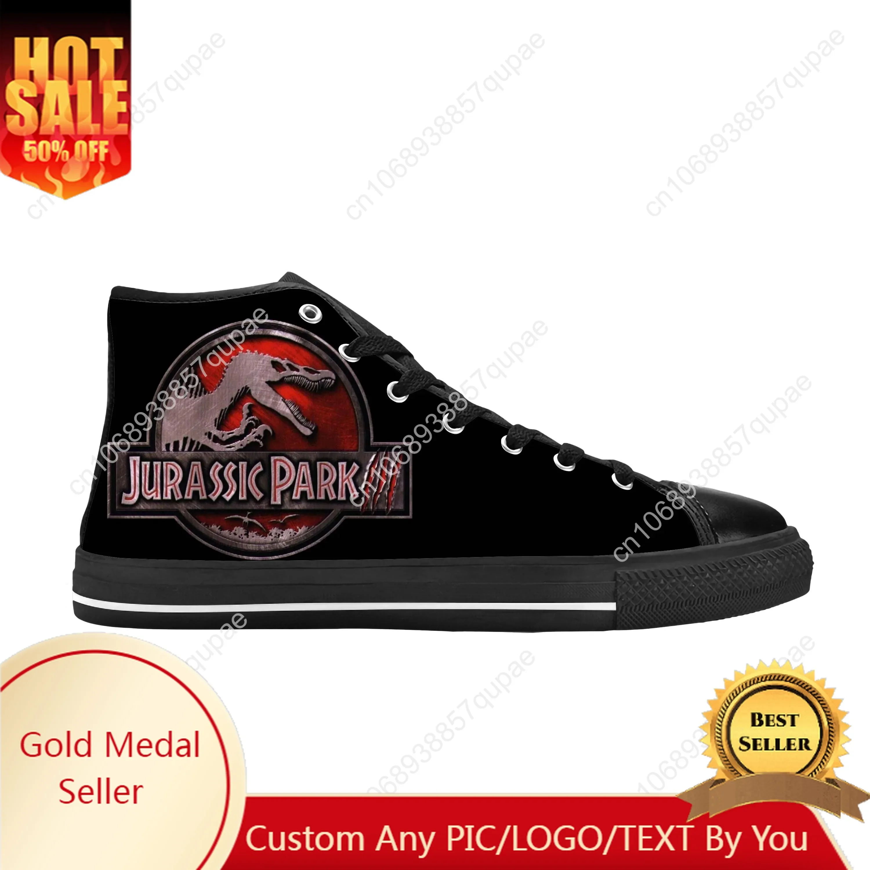 Jurassic Park World Dinosaur Anime Cartoon Manga Casual Cloth Shoes High Top Comfortable Breathable 3D Print Men Women Sneakers
Jurassic Park World Dinosaur Anime Cartoon Manga Casual Cloth Shoes High Top Comfortable Breathable 3D Print Men Women Sneakers
