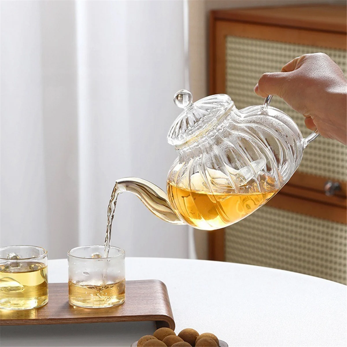 2025+ Стеклянный горшок в полоску в форме тыквы Цветочный чайник Стеклянный чайник с заварочным устройством Чайный лист Цветок Чайная чашка
2025+ Стеклянный горшок в полоску в форме тыквы Цветочный чайник Стеклянный чайник с заварочным устройством Чайный лист Цветок Чайная чашка
