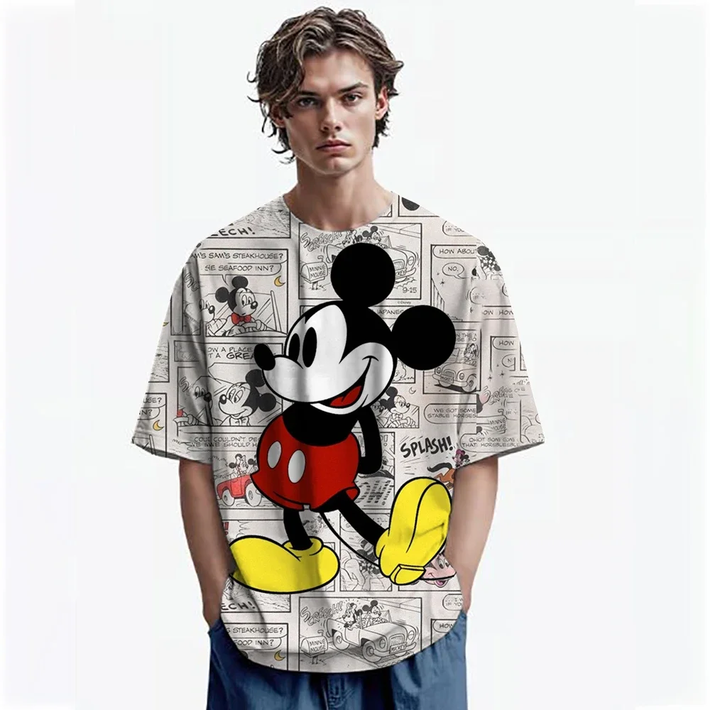 Miniso Men's T-Shirt Disney Mickey Mouse Headphones Fashion Letters Tee Shirt Short Sleeve Cartoon T Shirt O Neck Clothing
Miniso Men's T-Shirt Disney Mickey Mouse Headphones Fashion Letters Tee Shirt Short Sleeve Cartoon T Shirt O Neck Clothing