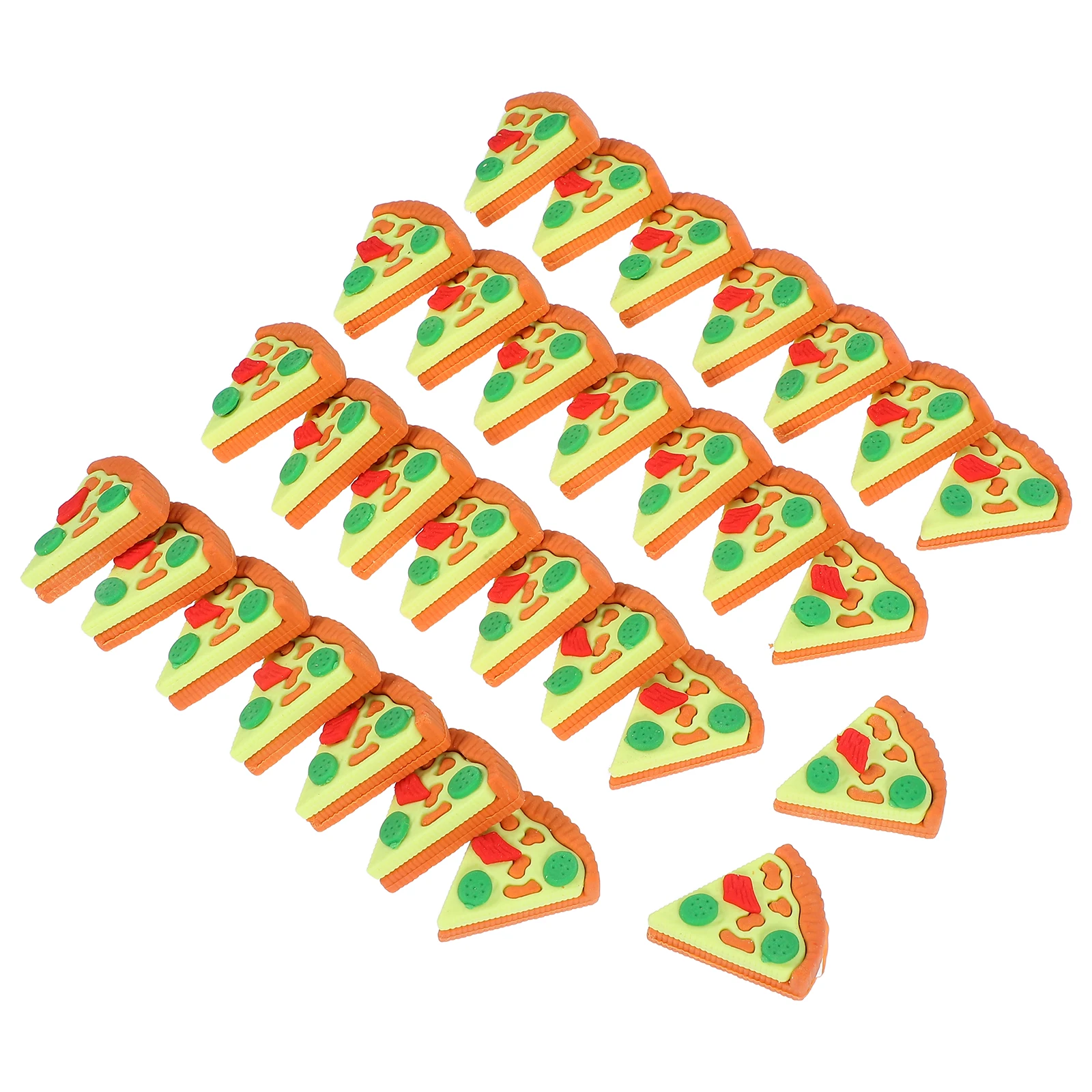 30pcs Triangle Pizza Eraser Cute Cartoon Bulk Prizes Kids School Supplies Funny Food Shaped Tpr Material Erasers Mini
30pcs Triangle Pizza Eraser Cute Cartoon Bulk Prizes Kids School Supplies Funny Food Shaped Tpr Material Erasers Mini