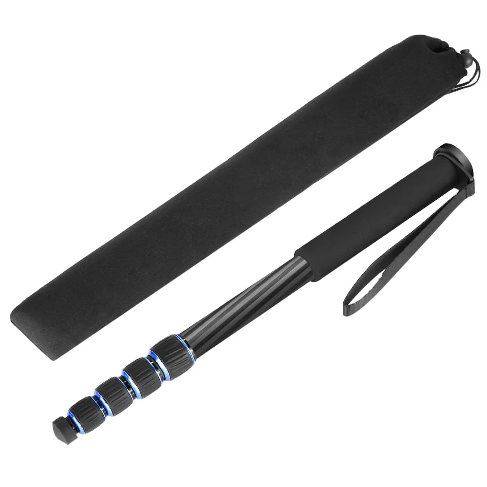 Neewer Carbon Fiber Monopod, 5 Sections 19-64 Inches/48-163 Centimeters Adjustable Portable Stand with Carrying Bag
Neewer Carbon Fiber Monopod, 5 Sections 19-64 Inches/48-163 Centimeters Adjustable Portable Stand with Carrying Bag