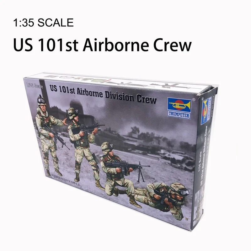1:35 US 101st Airborne Division Crew 1/35 Military Assembly Model Scene Soldier Trumpeter
1:35 US 101st Airborne Division Crew 1/35 Military Assembly Model Scene Soldier Trumpeter