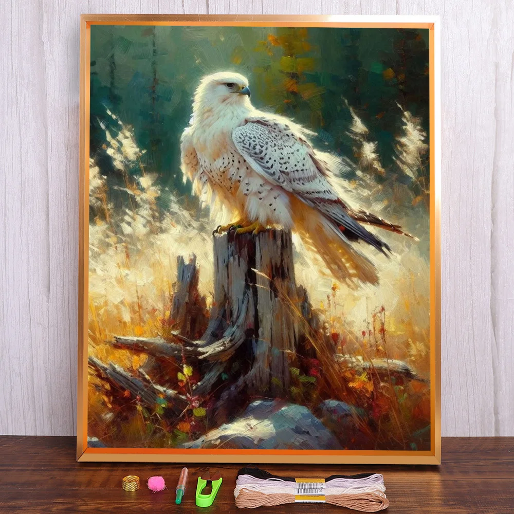 White Eagle Printed Canvas 11CT Cross-Stitch Kit Embroidery DMC Threads Knitting Handmade Hobby Sewing Room Decor Design Jewelry
White Eagle Printed Canvas 11CT Cross-Stitch Kit Embroidery DMC Threads Knitting Handmade Hobby Sewing Room Decor Design Jewelry