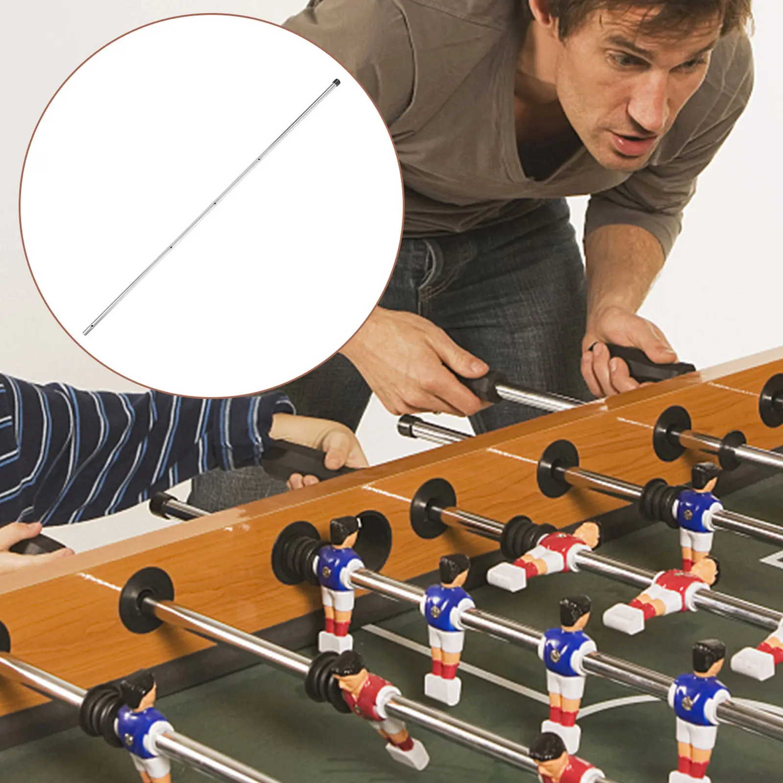 Table Football Pole Replacement Heavy Duty Iron Foosball Rod for Table Soccer Game Machine Accessories Foosball Parts
Table Football Pole Replacement Heavy Duty Iron Foosball Rod for Table Soccer Game Machine Accessories Foosball Parts