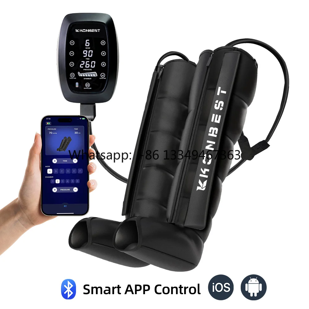 Wireless Air Pump Compression Pressure Therapy Recovery Boots 80-260mmHg 6 Chambers 4 Modes Full Leg Massager System
Wireless Air Pump Compression Pressure Therapy Recovery Boots 80-260mmHg 6 Chambers 4 Modes Full Leg Massager System