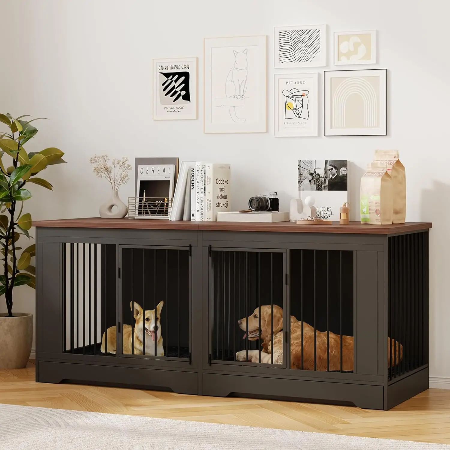 Large Dog Crate Furniture - Indoor Wooden Furniture Style Dog Kennel - Heavy Duty Decorative Crate Table house indoor
Large Dog Crate Furniture - Indoor Wooden Furniture Style Dog Kennel - Heavy Duty Decorative Crate Table house indoor