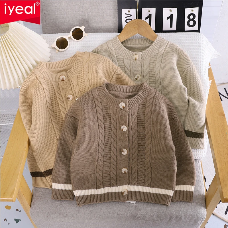 IYEAL Spring and Autumn Children's Sweater 2024 New Style Boys Girls High End Top Sweater Coat cardigan Fashion Boys' Sweater
IYEAL Spring and Autumn Children's Sweater 2024 New Style Boys Girls High End Top Sweater Coat cardigan Fashion Boys' Sweater