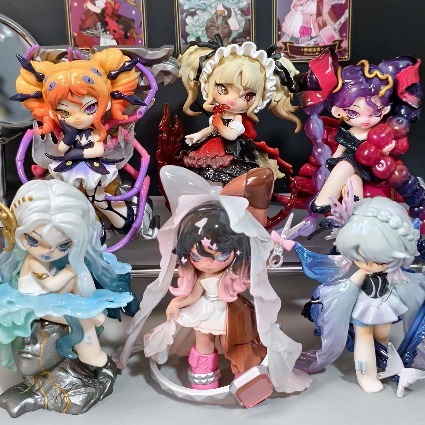 Nono Sova Nightmare Lullaby Series Blind Box Misty Town Nursery Rhyme Handmade Desktop Ornament Trendy Collectible Toy
Nono Sova Nightmare Lullaby Series Blind Box Misty Town Nursery Rhyme Handmade Desktop Ornament Trendy Collectible Toy