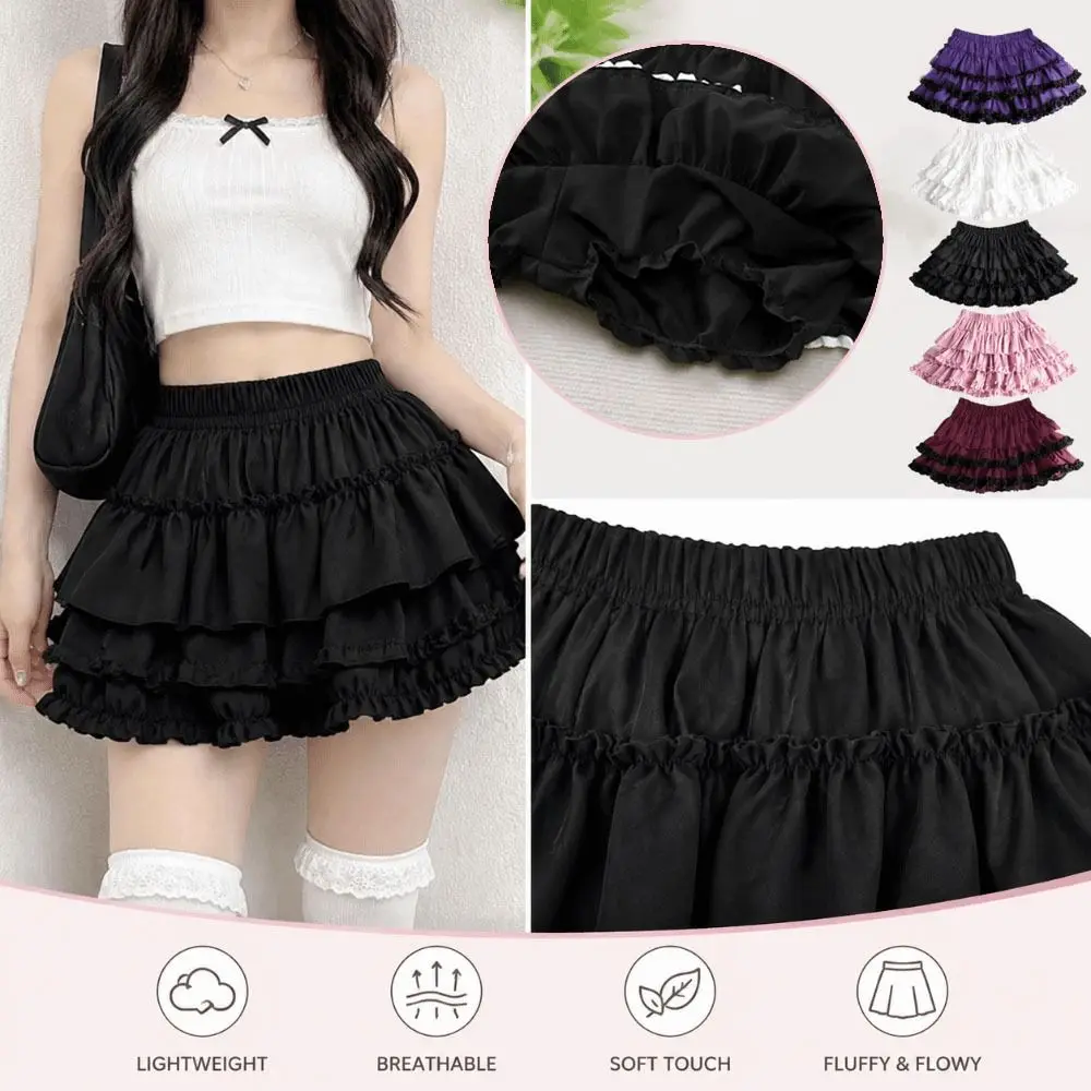 Fashion High Waist Pleated Bubble Skirt Ruffle Hem Short A Line Skirt Pleated Design A Line Puffy Cake Skirt Casual Wear
Fashion High Waist Pleated Bubble Skirt Ruffle Hem Short A Line Skirt Pleated Design A Line Puffy Cake Skirt Casual Wear