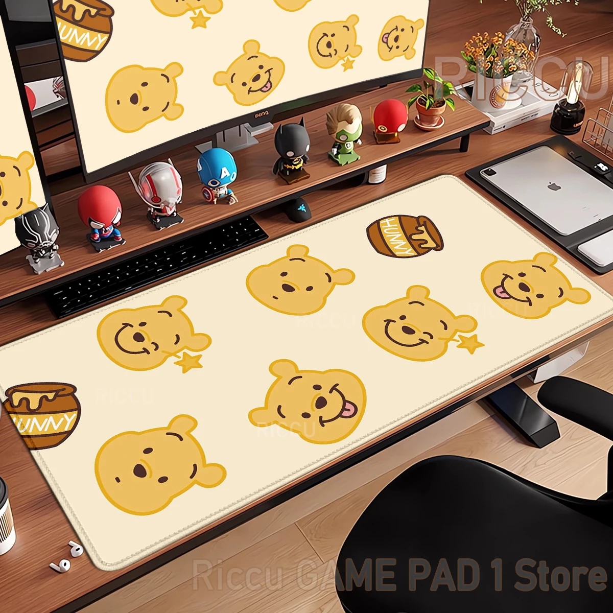HD 40x90 cm winnie the Pooh Cartoon Printing Gaming Mouse pad kawaii Computer Natural Rubber E-sports Desk XXL Large Mouse mat
HD 40x90 cm winnie the Pooh Cartoon Printing Gaming Mouse pad kawaii Computer Natural Rubber E-sports Desk XXL Large Mouse mat