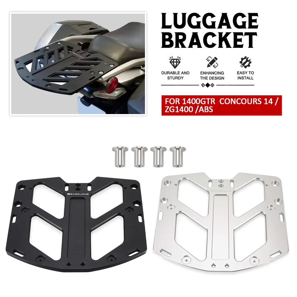 For Kawasaki 1400GTR / Concours 14 / ZG1400 / ABS 2008-2022-2023-2024-2025 Motorcycle Rear Luggage Rack Top Case Mount Plate
For Kawasaki 1400GTR / Concours 14 / ZG1400 / ABS 2008-2022-2023-2024-2025 Motorcycle Rear Luggage Rack Top Case Mount Plate