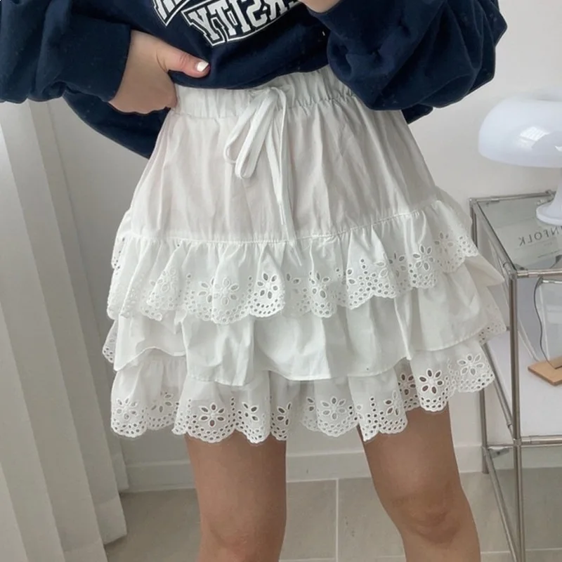 2026 Summer New Design Gentle Style Solid Color Cotton Elastic Waist Lace Flower Half Body Skirt for Women
2026 Summer New Design Gentle Style Solid Color Cotton Elastic Waist Lace Flower Half Body Skirt for Women