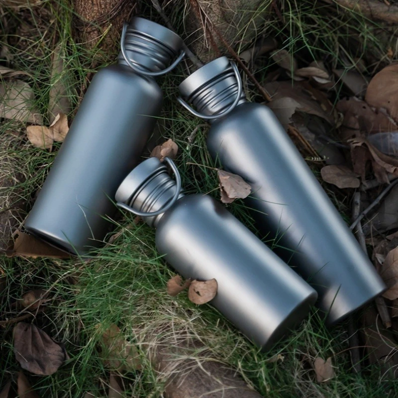 Lightweight Pure Titanium Sports Water Bottle Camping Hiking Cycling Outdoor Portable Flask Direct Heating Possible
Lightweight Pure Titanium Sports Water Bottle Camping Hiking Cycling Outdoor Portable Flask Direct Heating Possible