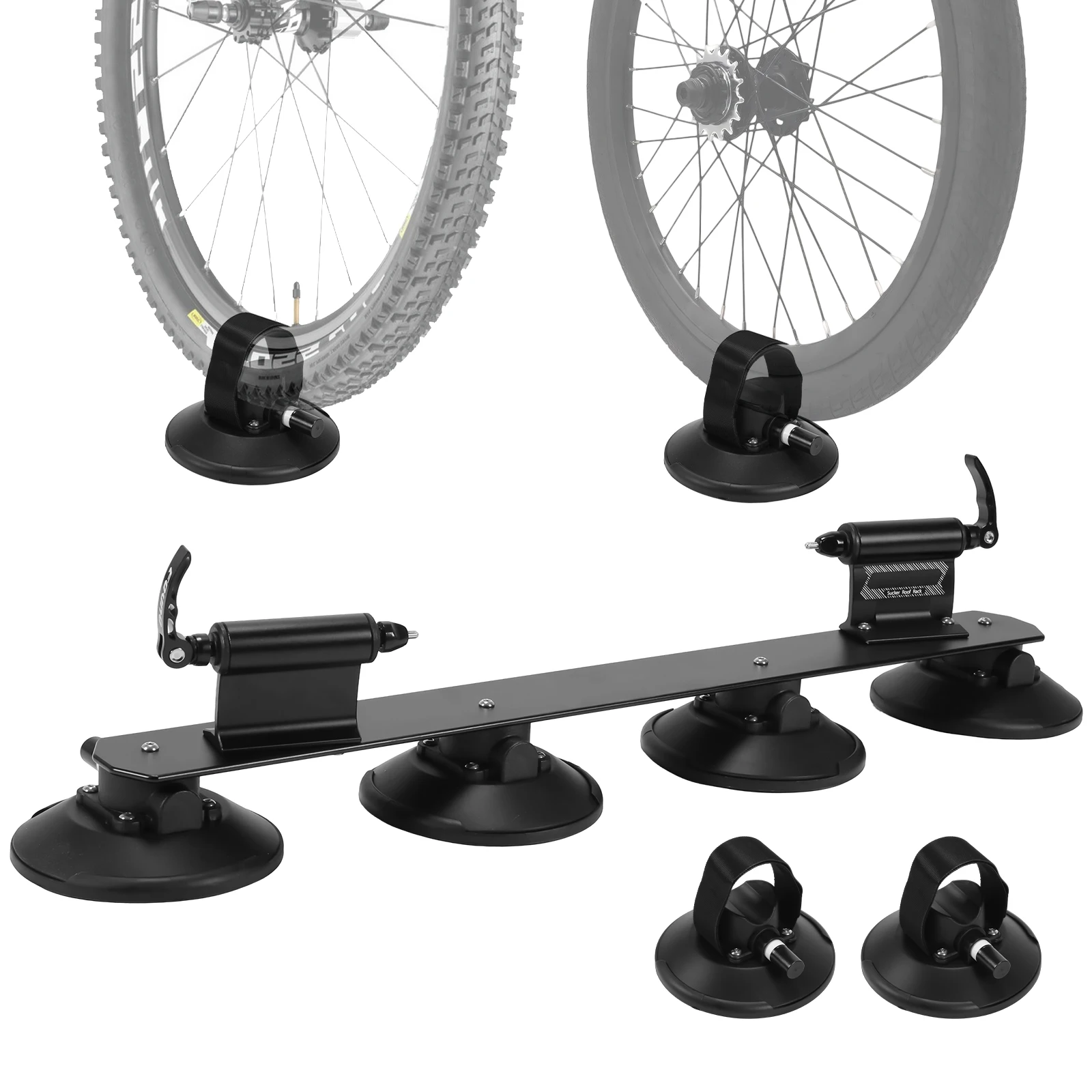 Aluminium Alloy Vacuum Suction Cup Bicycle Carrier with Sucker Vacuum Suction Roof-Top Bike Carrier Rack for Trucks Trailers
Aluminium Alloy Vacuum Suction Cup Bicycle Carrier with Sucker Vacuum Suction Roof-Top Bike Carrier Rack for Trucks Trailers