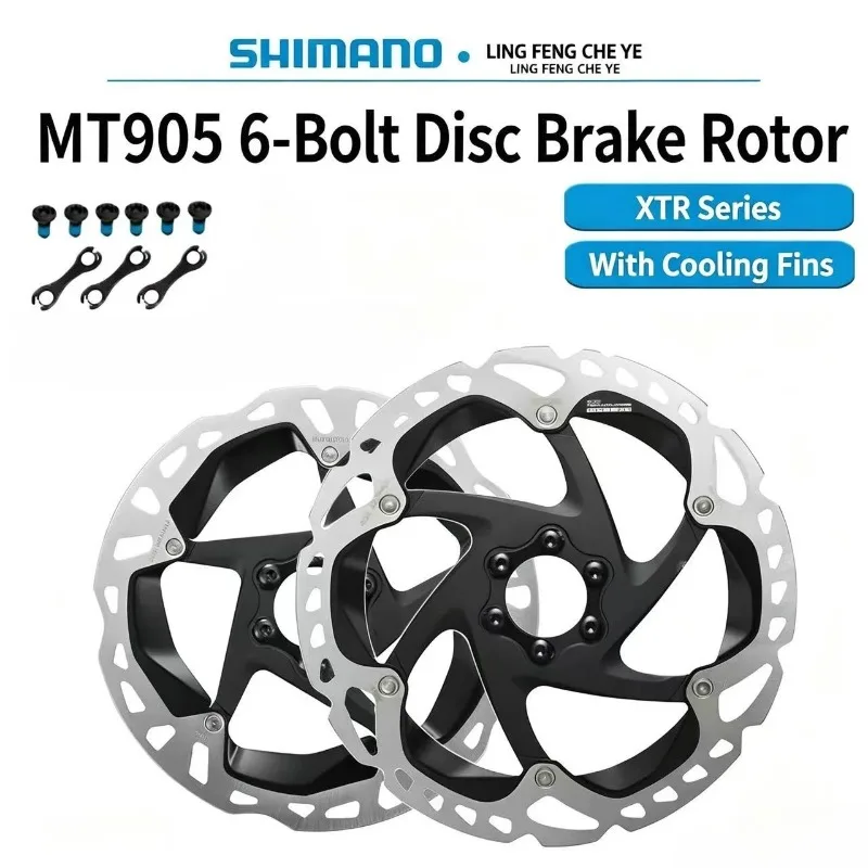 Shimano XTR RT-MT905 6-Screw Disc Brake Rotor ICE TECHNOLOGIES FREEZA 203mm/180mm For MTB Mountain Bike Original Shimano Parts
Shimano XTR RT-MT905 6-Screw Disc Brake Rotor ICE TECHNOLOGIES FREEZA 203mm/180mm For MTB Mountain Bike Original Shimano Parts