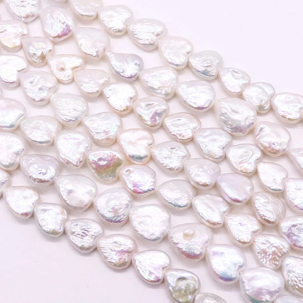 White Heart-shaped Natural Freshwater Pearls Loose Irregular Straight-hole Beaded Strings DIY Bracelet and Necklace Accessories
White Heart-shaped Natural Freshwater Pearls Loose Irregular Straight-hole Beaded Strings DIY Bracelet and Necklace Accessories