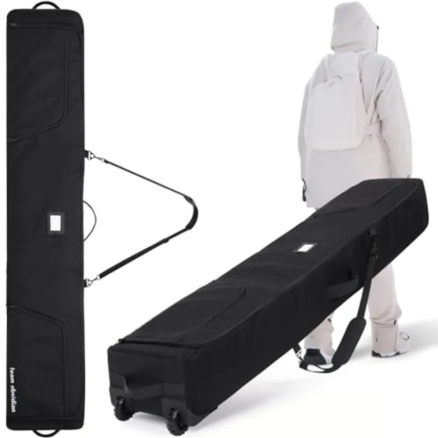 Ski Bag - Can Hold Double Skis - Heavy Duty Padded Ski Bags for Air Travel - Water Resistant Snowboard or Skiing Kit Bag with W
Ski Bag - Can Hold Double Skis - Heavy Duty Padded Ski Bags for Air Travel - Water Resistant Snowboard or Skiing Kit Bag with W