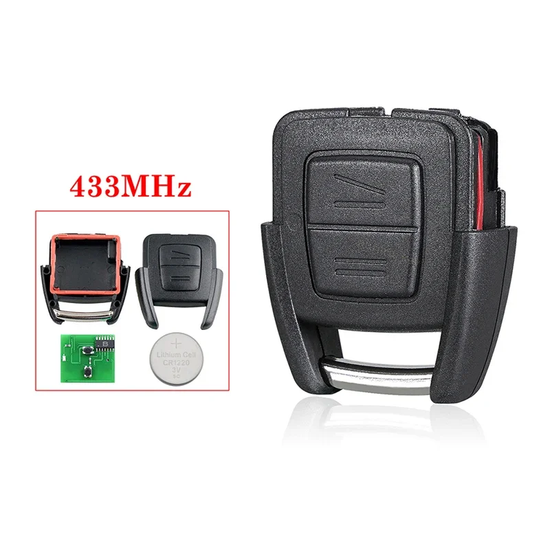 2-кнопочный чехол для дистанционного ключа автомобиля с печатной платой 433 МГц для Vauxhall/Opel Astra G 1998 1999 2000 2001 2002 2003 2004 2005 
2-кнопочный чехол для дистанционного ключа автомобиля с печатной платой 433 МГц для Vauxhall/Opel Astra G 1998 1999 2000 2001 2002 2003 2004 2005
