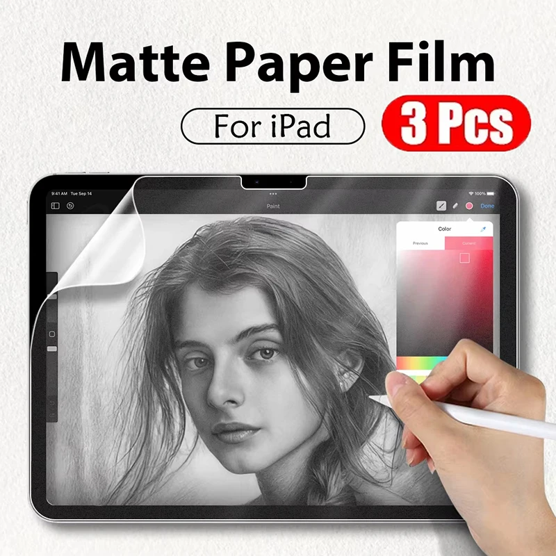 3 шт./лот, матовая защитная пленка для экрана iPad 12,9 2022, 2021, 2020, 2018, 2017, 2015, защитная пленка для iPad 6, 5, 4, 3, 2, 1 поколения
3 шт./лот, матовая защитная пленка для экрана iPad 12,9 2022, 2021, 2020, 2018, 2017, 2015, защитная пленка для iPad 6, 5, 4, 3, 2, 1 поколения