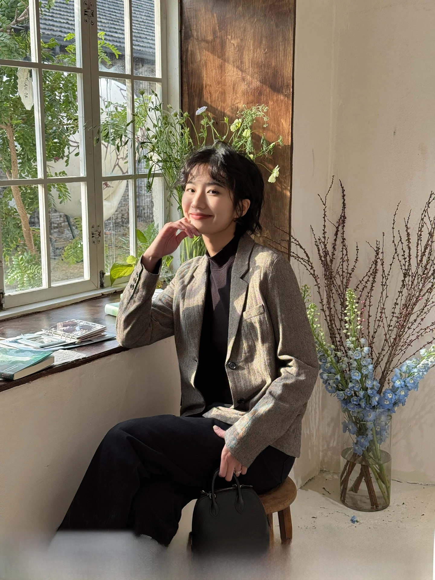 Gray Casual Cotton Linen Suit Jacket Women's Spring New Style Vintage Simple Match All 2026 New Collection LANGQING TONG
Gray Casual Cotton Linen Suit Jacket Women's Spring New Style Vintage Simple Match All 2026 New Collection LANGQING TONG