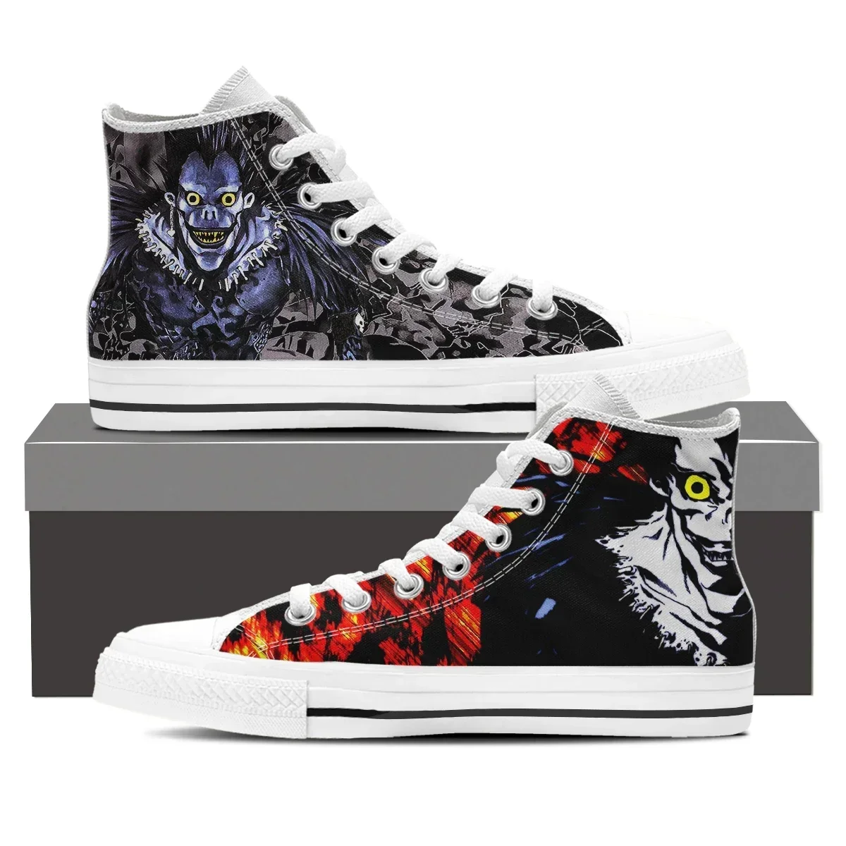 New Death Note Sneaker Fashion Style Durable High Top Shoes For Male Custom Casual Anti-slip Round Toe Lace Up Кроссовки Мужские
New Death Note Sneaker Fashion Style Durable High Top Shoes For Male Custom Casual Anti-slip Round Toe Lace Up Кроссовки Мужские