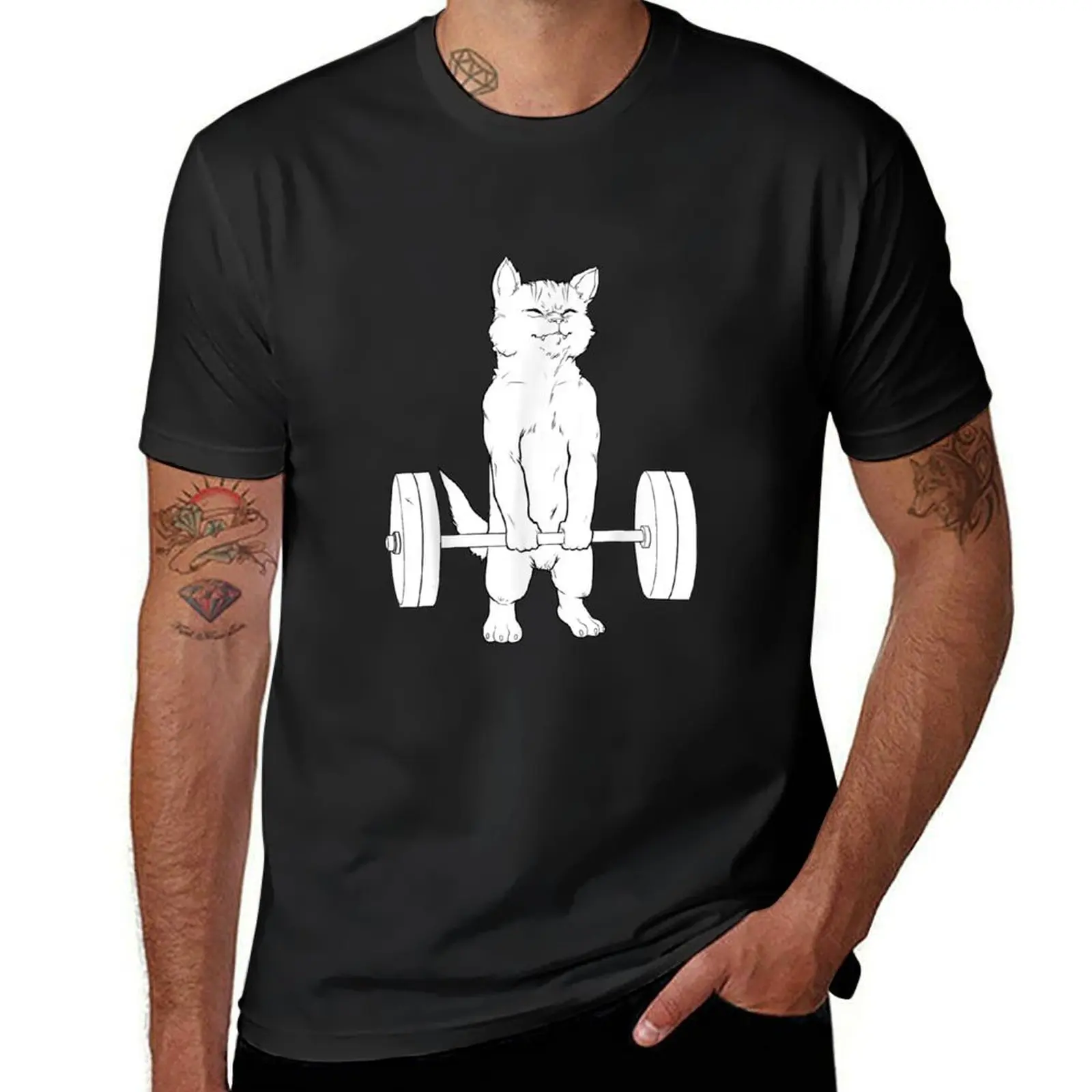 Cat Deadlift Powerlifting T-Shirt korean fashion summer tops summer top tops men clothing
Cat Deadlift Powerlifting T-Shirt korean fashion summer tops summer top tops men clothing