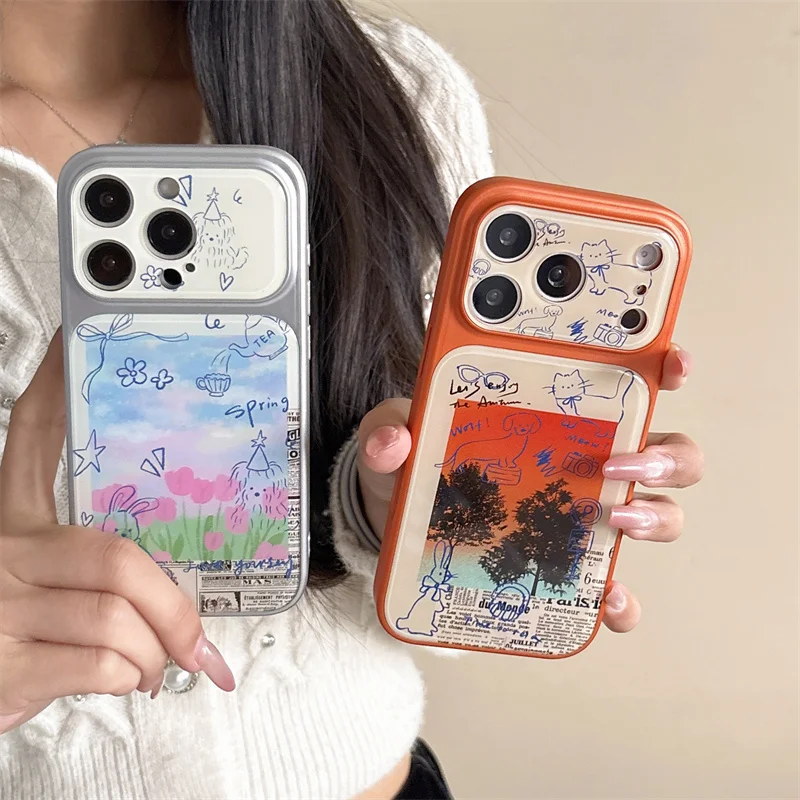 Artistic Doodle Tulip Tree Phone Case For iPhone 17 16 15 14 Pro Max Vintage Newspaper Print Shockproof Protective Cover
Artistic Doodle Tulip Tree Phone Case For iPhone 17 16 15 14 Pro Max Vintage Newspaper Print Shockproof Protective Cover