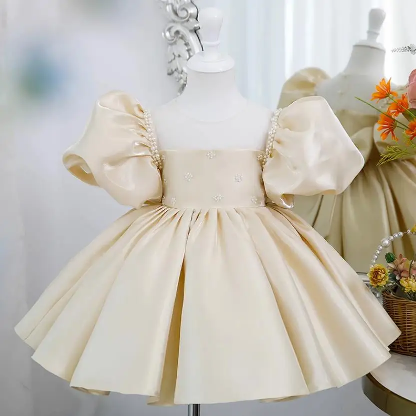 Baby Spanish Lolita Princess Ball Gown Bow Pearl Design Birthday Baptism Party Easter Eid Dresses For Girls A2526
Baby Spanish Lolita Princess Ball Gown Bow Pearl Design Birthday Baptism Party Easter Eid Dresses For Girls A2526