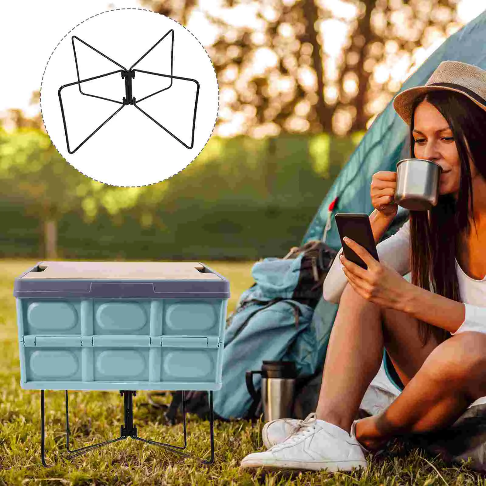 Stainless Steel Cooler Stand Rack For Outdoor Camping Foldable Portable Hiking Cooler Stand Storage Rack For Picnic And Barbecue
Stainless Steel Cooler Stand Rack For Outdoor Camping Foldable Portable Hiking Cooler Stand Storage Rack For Picnic And Barbecue