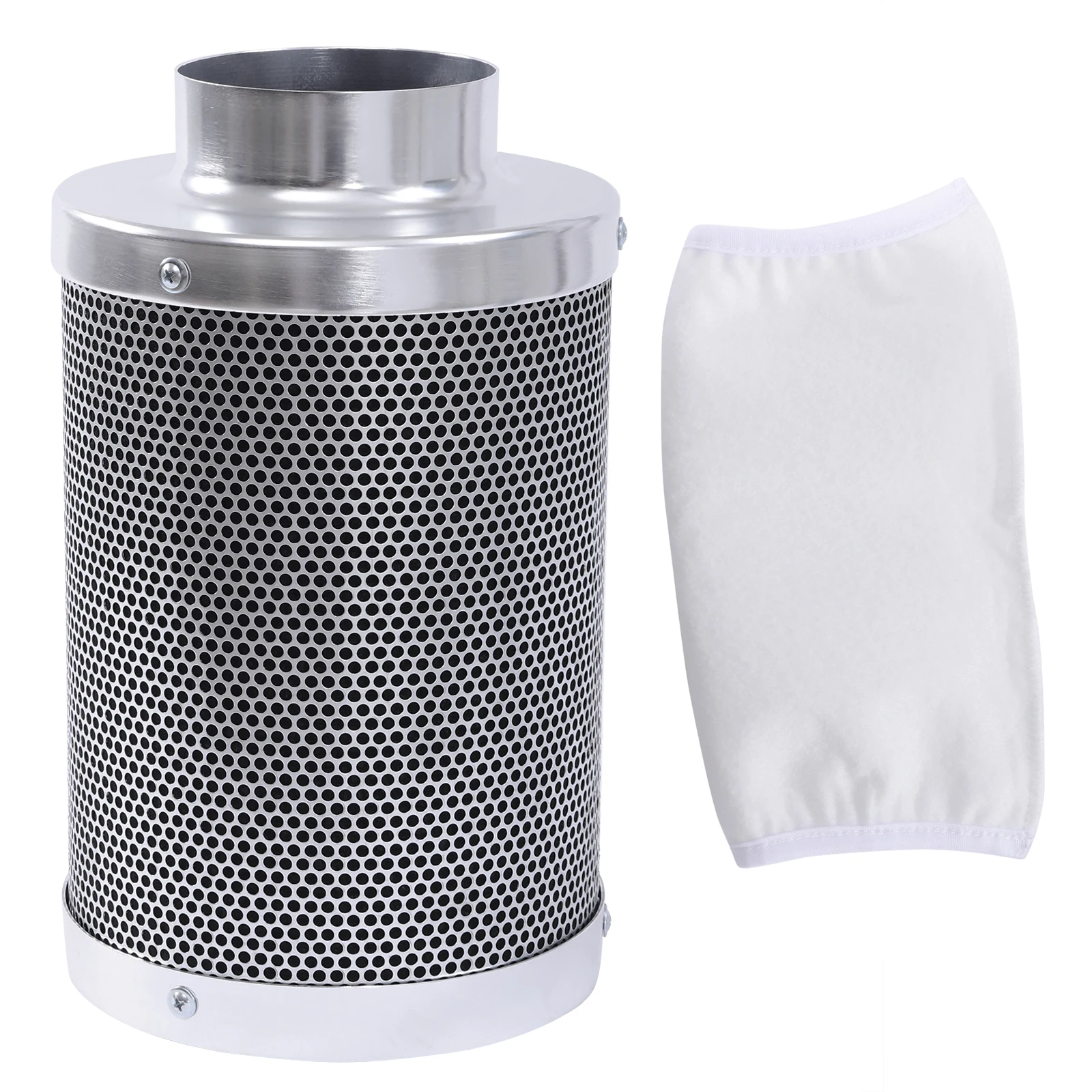 Carbon Filter with RC412 Activated Carbon, Removes Odors, Reversible Design, Compatible with 4" Inline Fans, Durable Aluminum
Carbon Filter with RC412 Activated Carbon, Removes Odors, Reversible Design, Compatible with 4" Inline Fans, Durable Aluminum