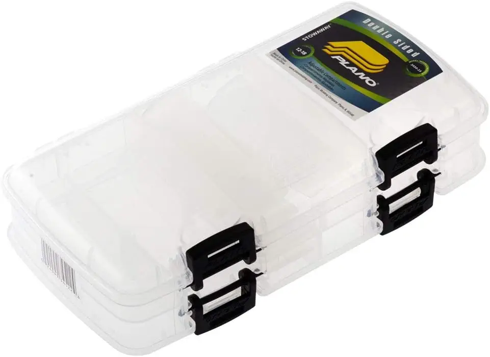 Double-Sided Tackle Box with 12-18 Adjustable Compartments, Compact & Transparent Design
Double-Sided Tackle Box with 12-18 Adjustable Compartments, Compact & Transparent Design